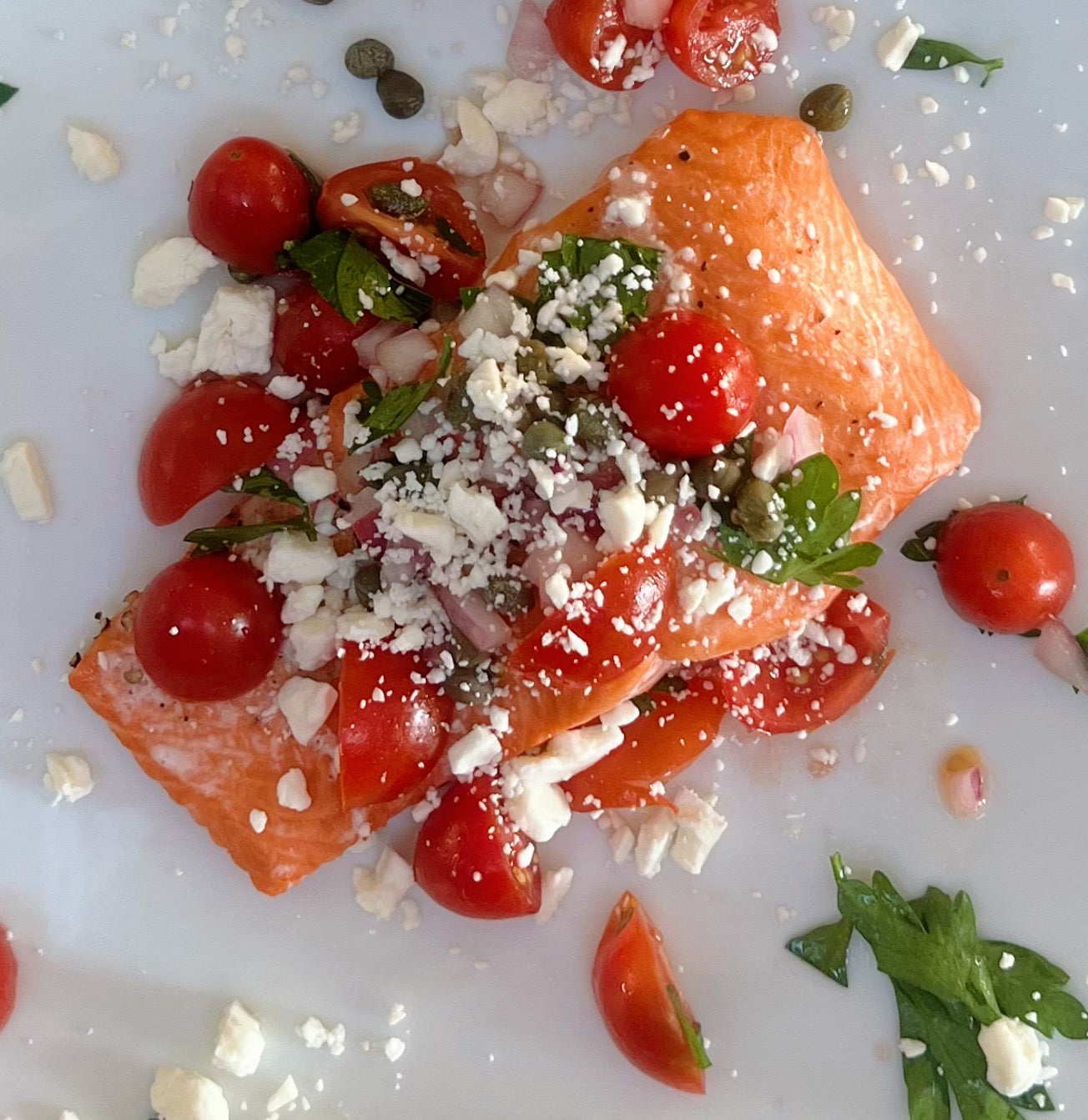 Mediterranean Grilled Salmon