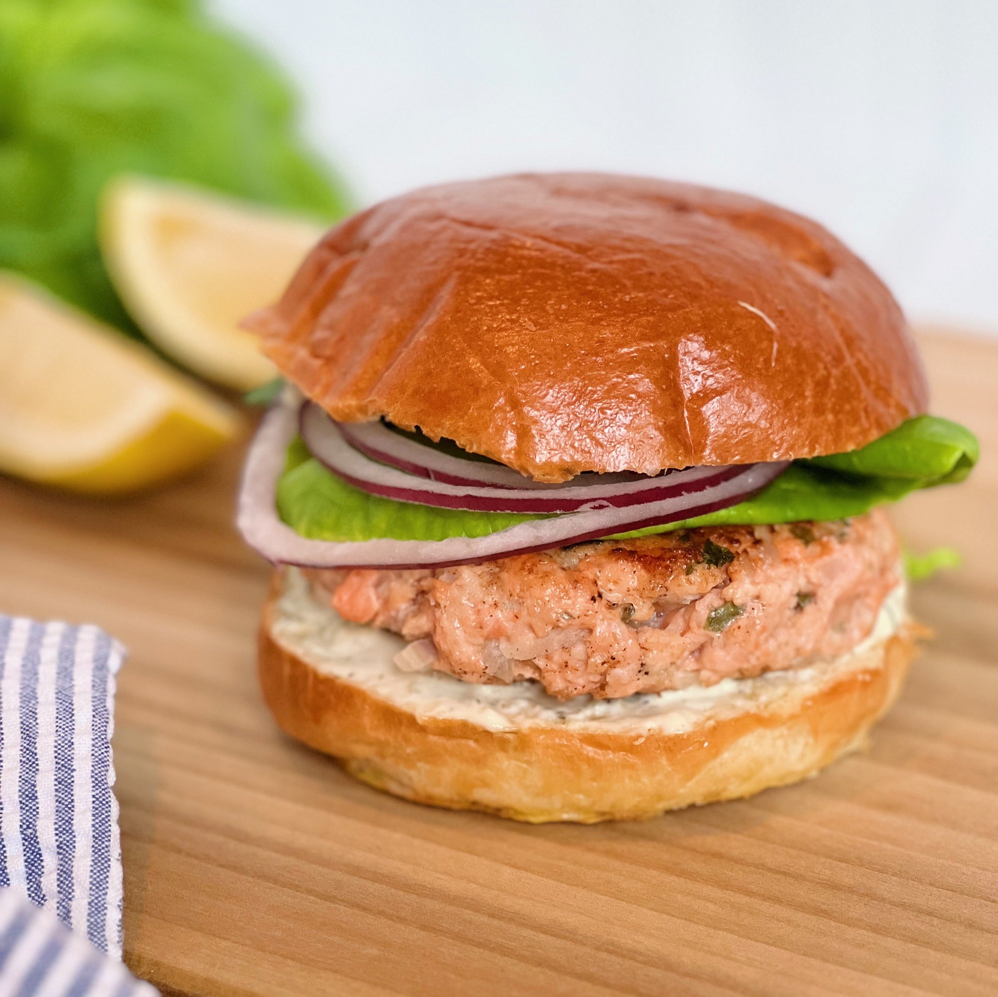 Fisherman’s Favorite Salmon Burger