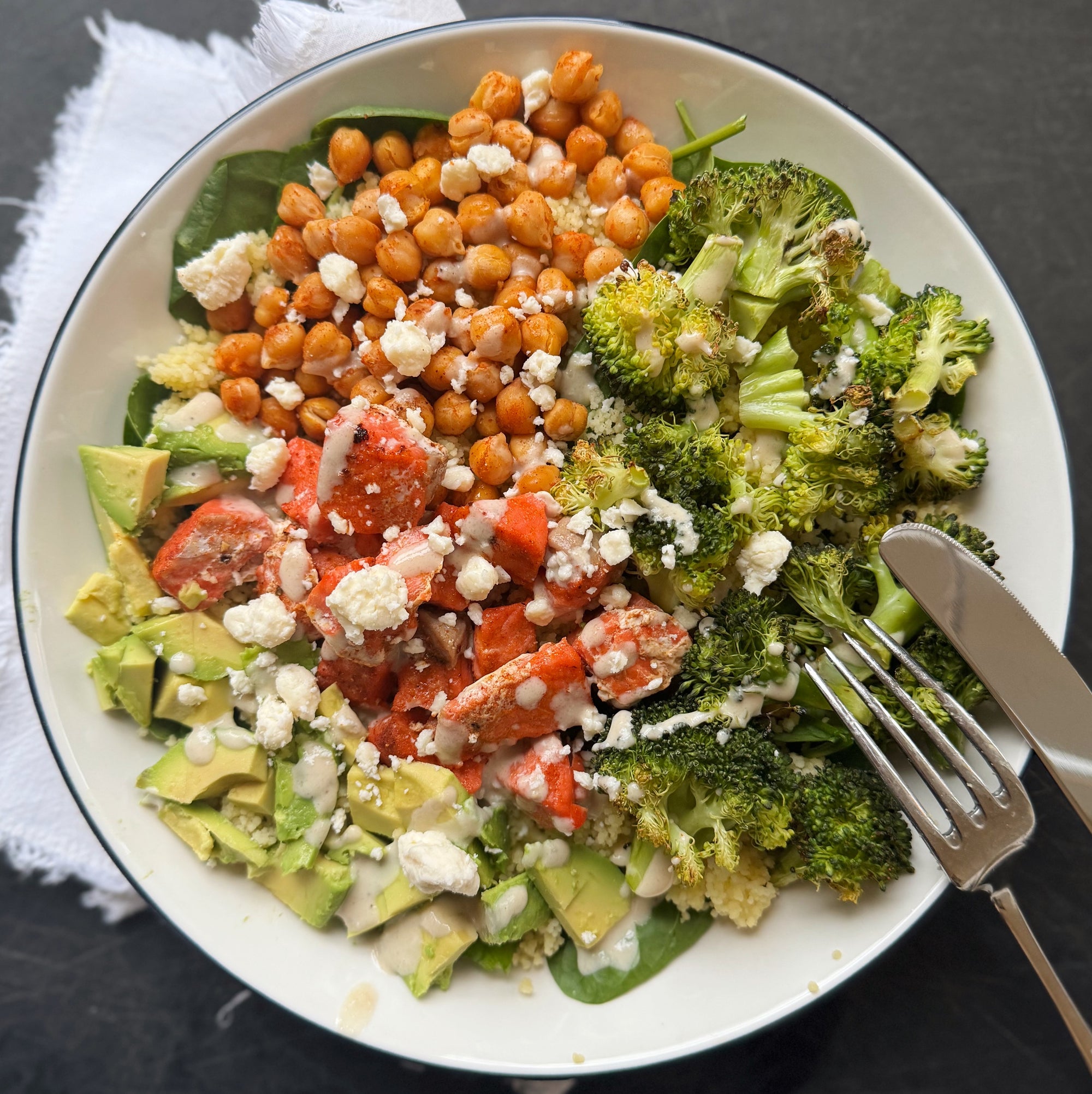 Sockeye Salmon Harvest Salad