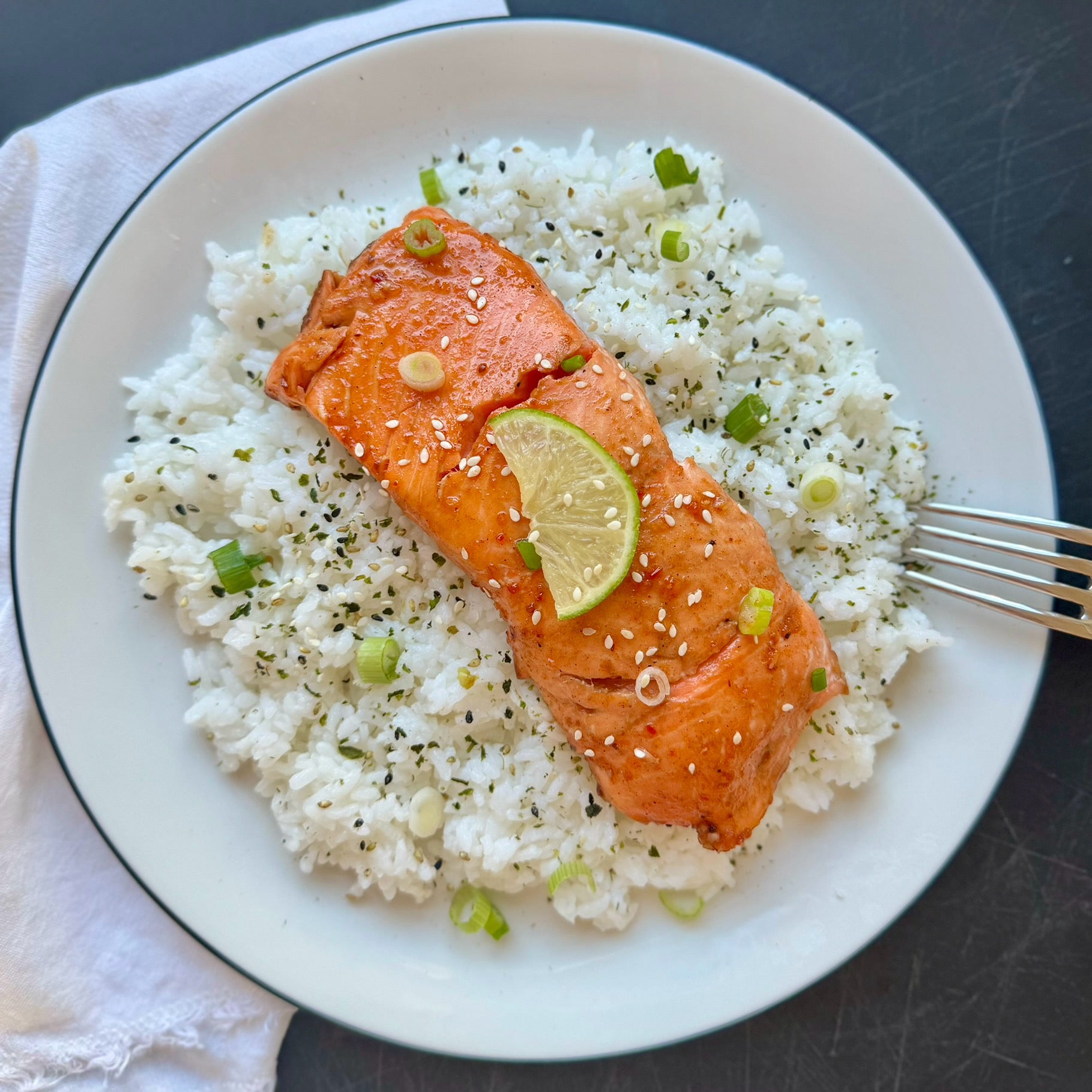 Easy Air Fryer Teriyaki Salmon