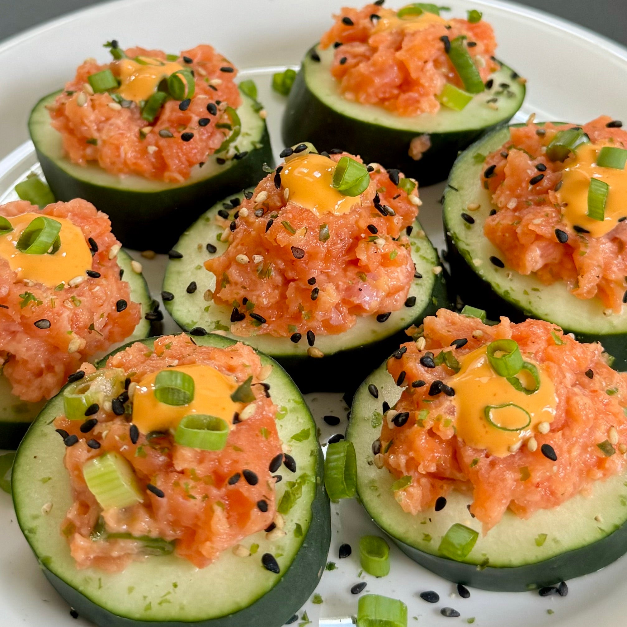 Cucumber Bites Easy Appetizer Bites Cucumber Sushi Bites – Premier