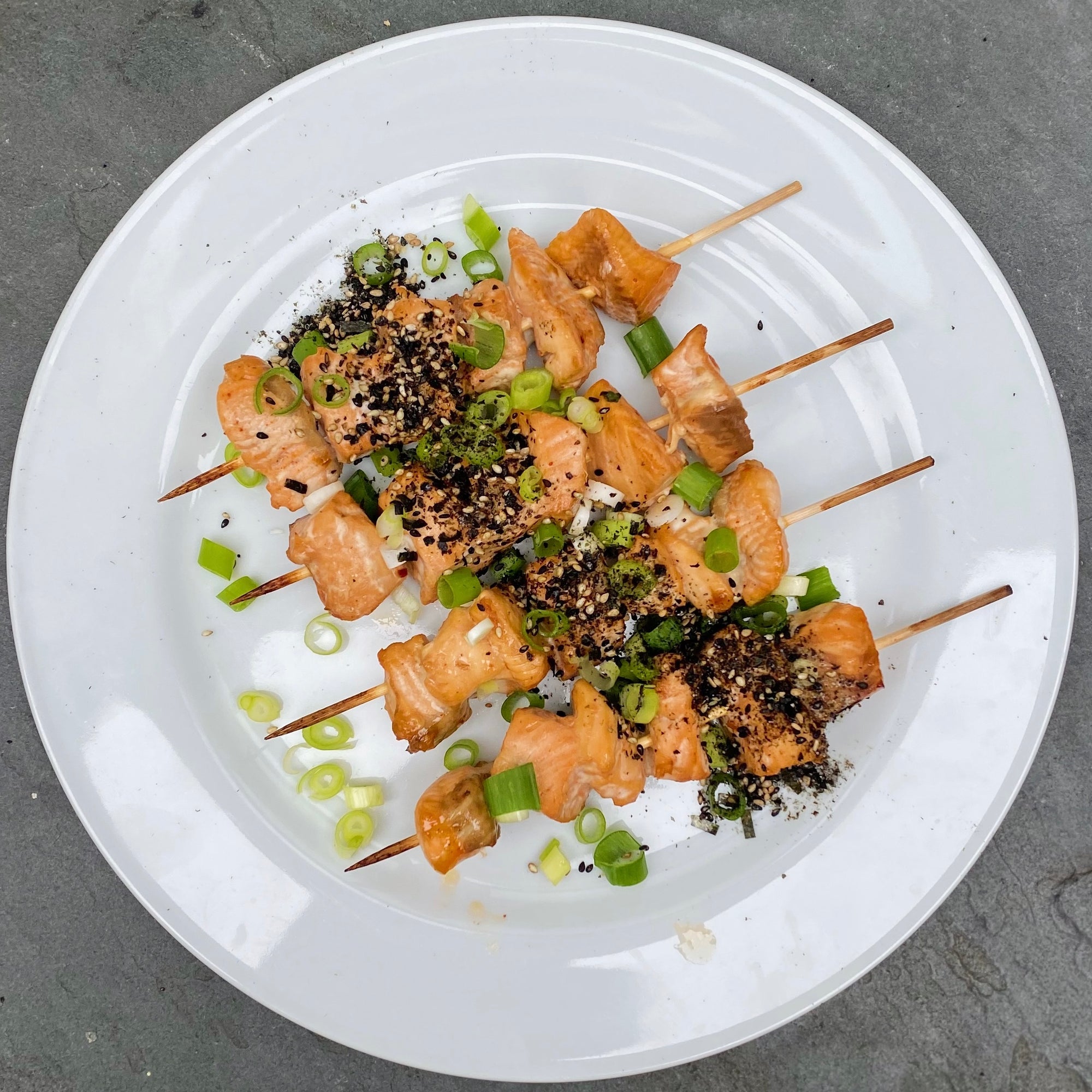Premier Catch Furikake Salmon Skewers