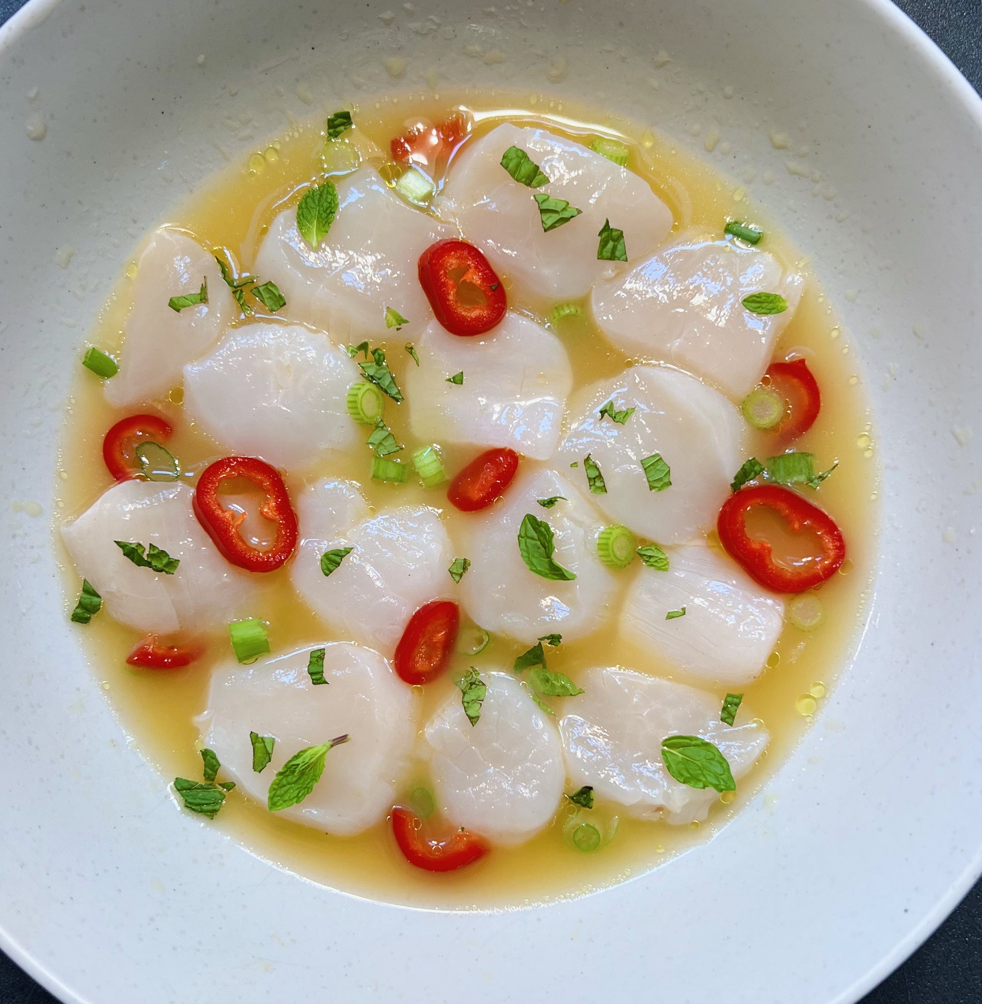 Scallop Crudo with Citrus & Chile