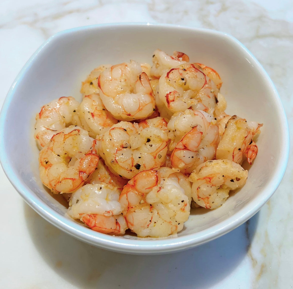 Simply Seared Spot Prawns
