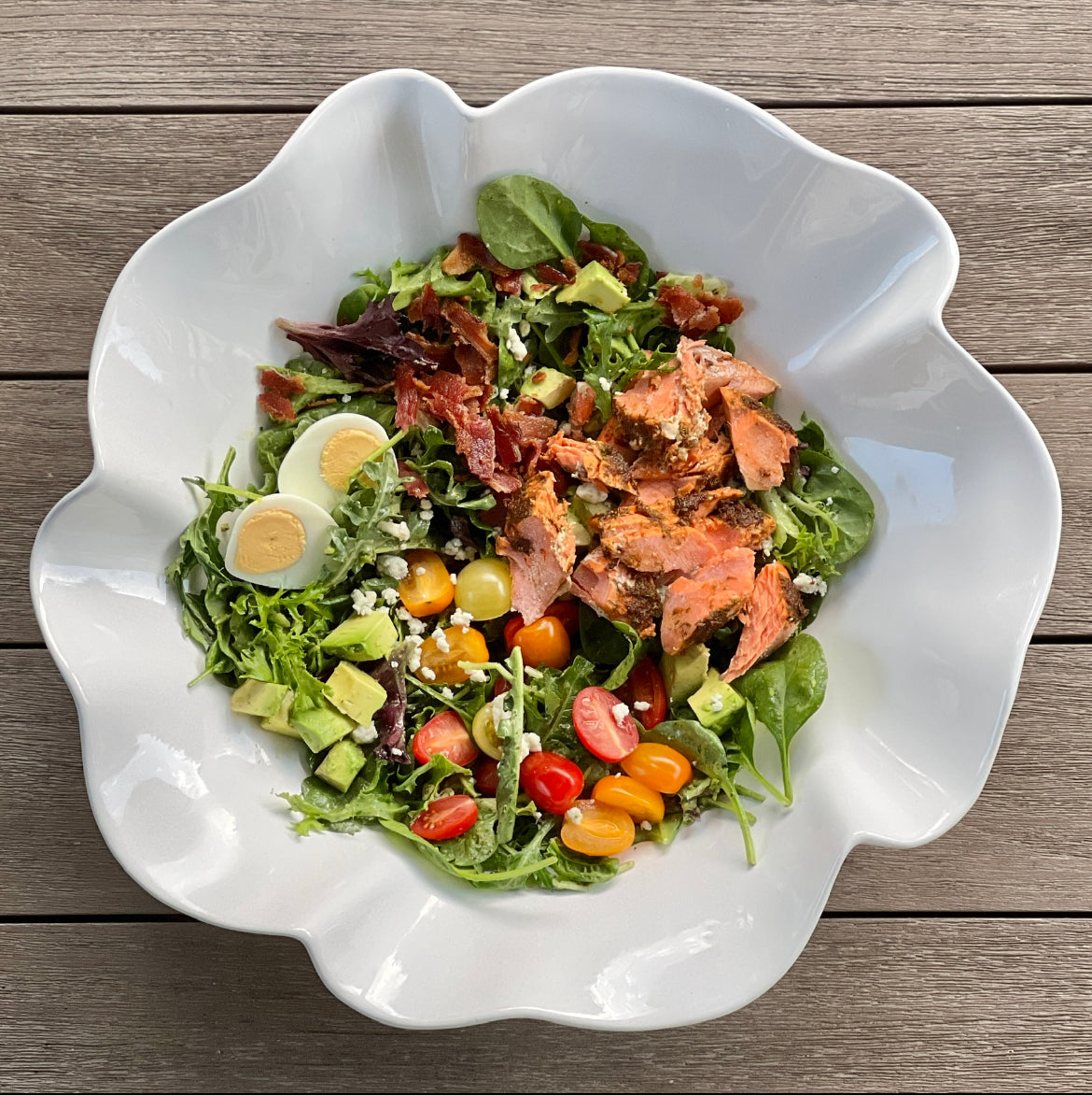 Joci's Salmon Cobb Salad