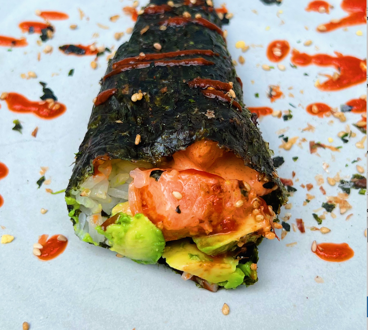 Premier Catch Spicy Salmon Handroll
