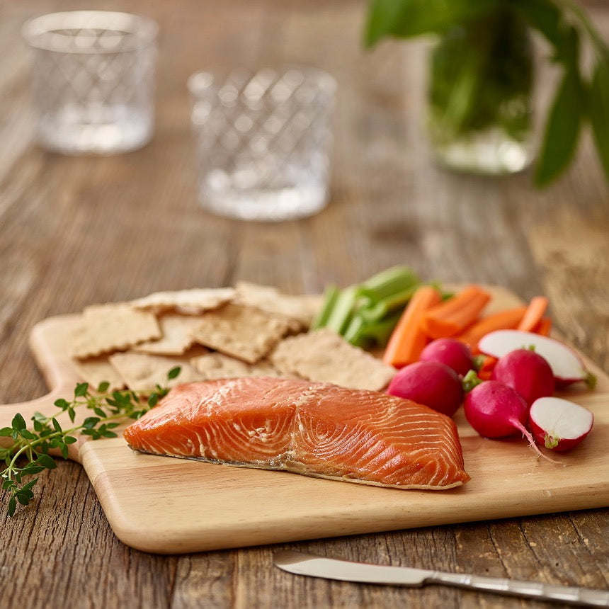 Wild-Caught/Sustainable Smoked Alaskan King Salmon From