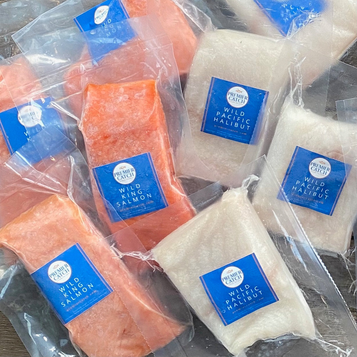 catch box frozen fish Wild Seafood Sampler healthy fish oils Wild Alaskan King Salmon &