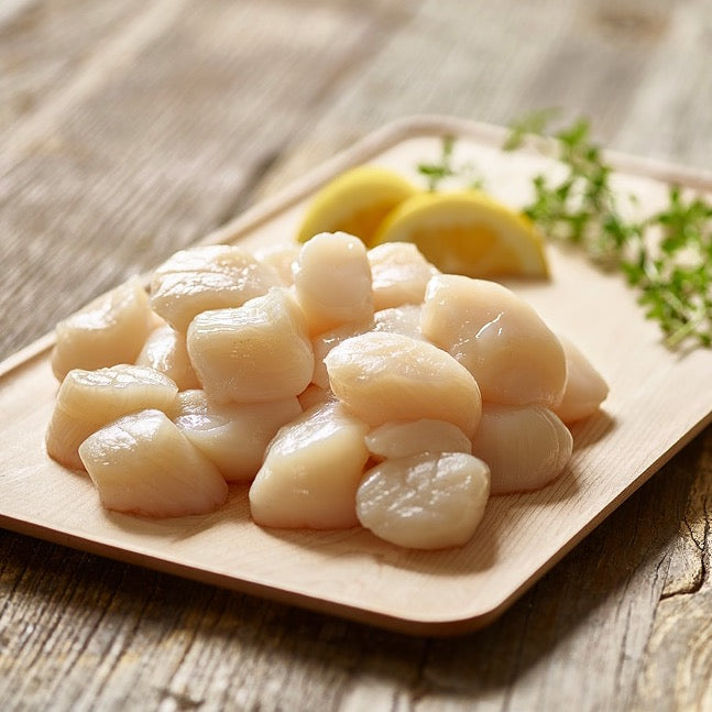Wild Alaska Weathervane Scallops, Frozen at Sea, Sweet Jumbo