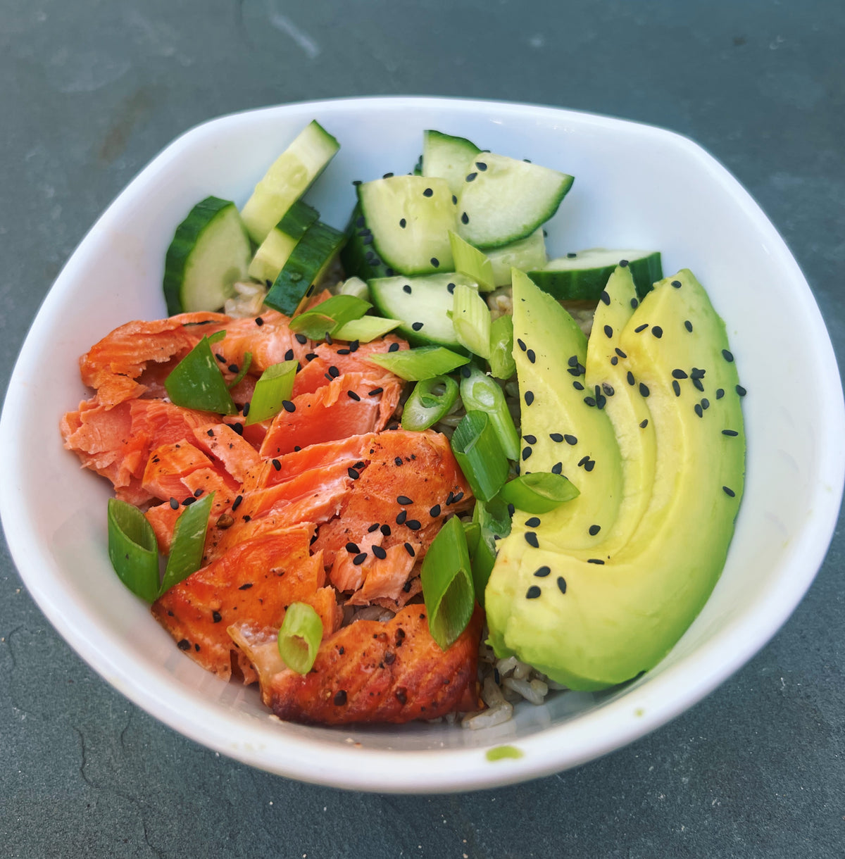 Baked Salmon Sushi Bowls