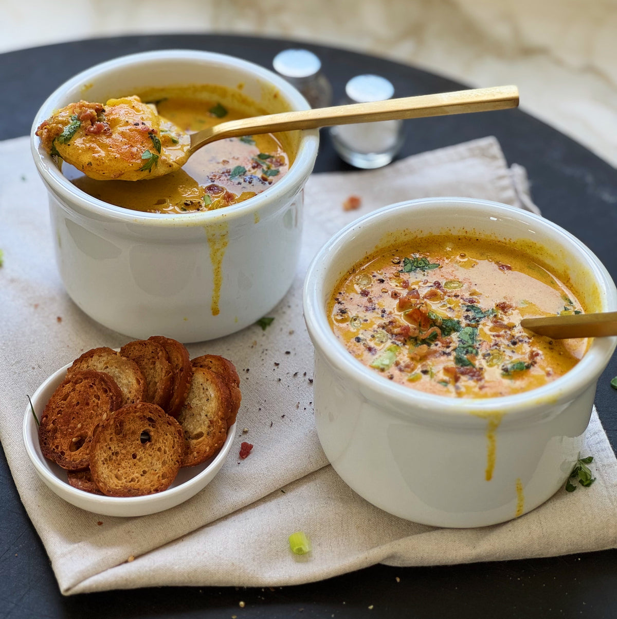 Cajun Gulf Shrimp & Corn Bisque