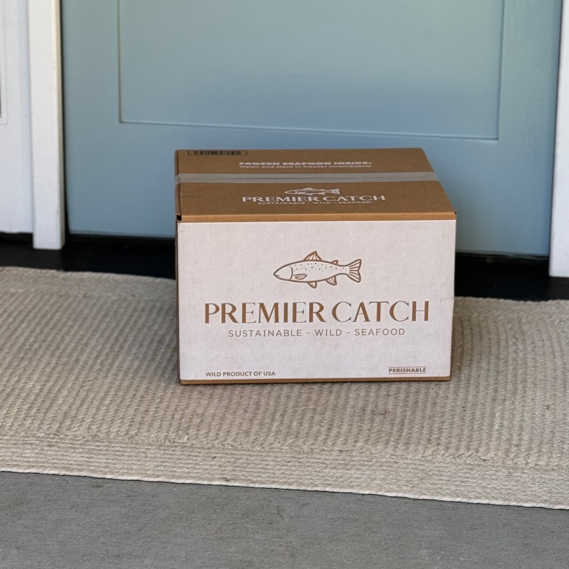 premier catch box on porch