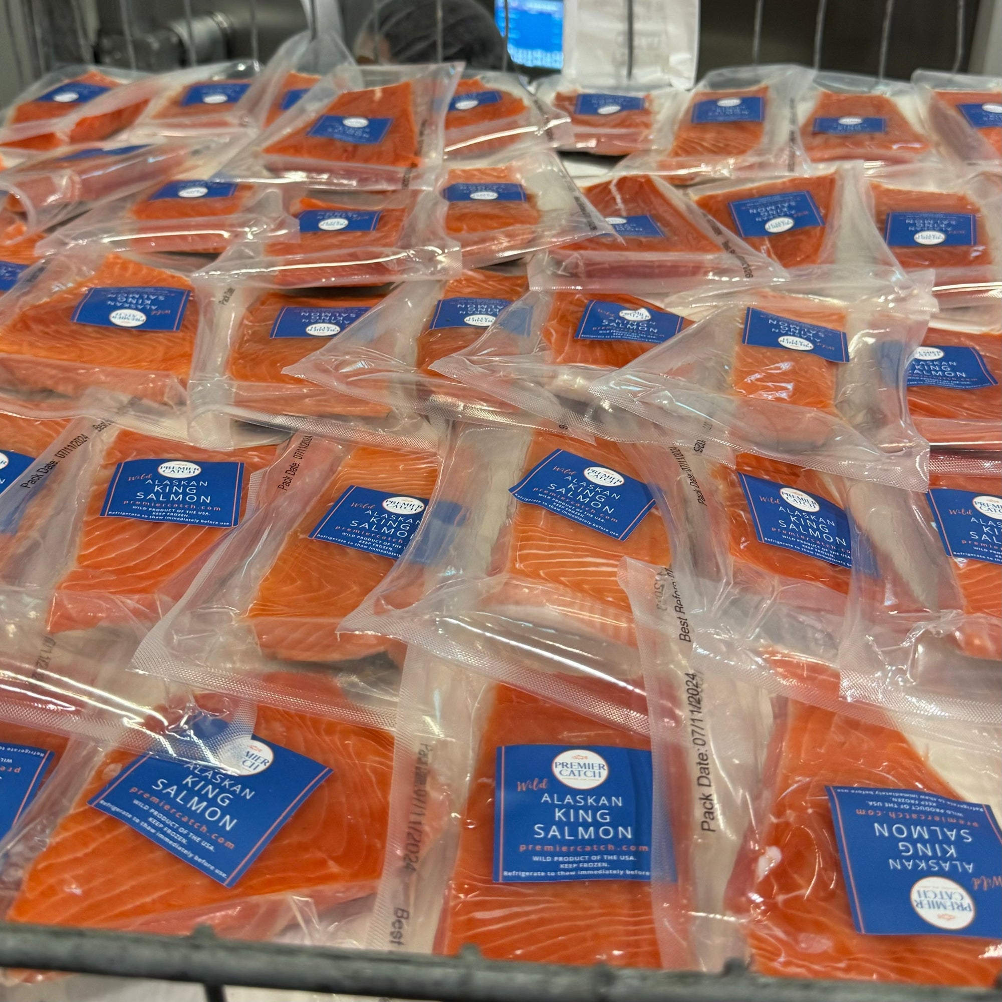 wild king salmon portions