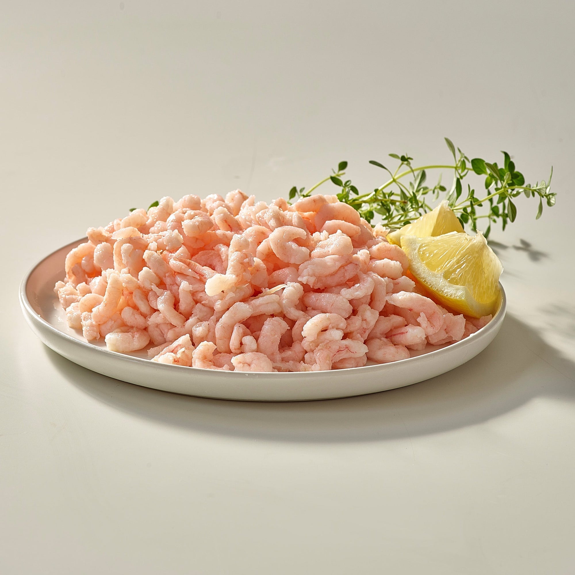 wild oregon shrimp in bowl
