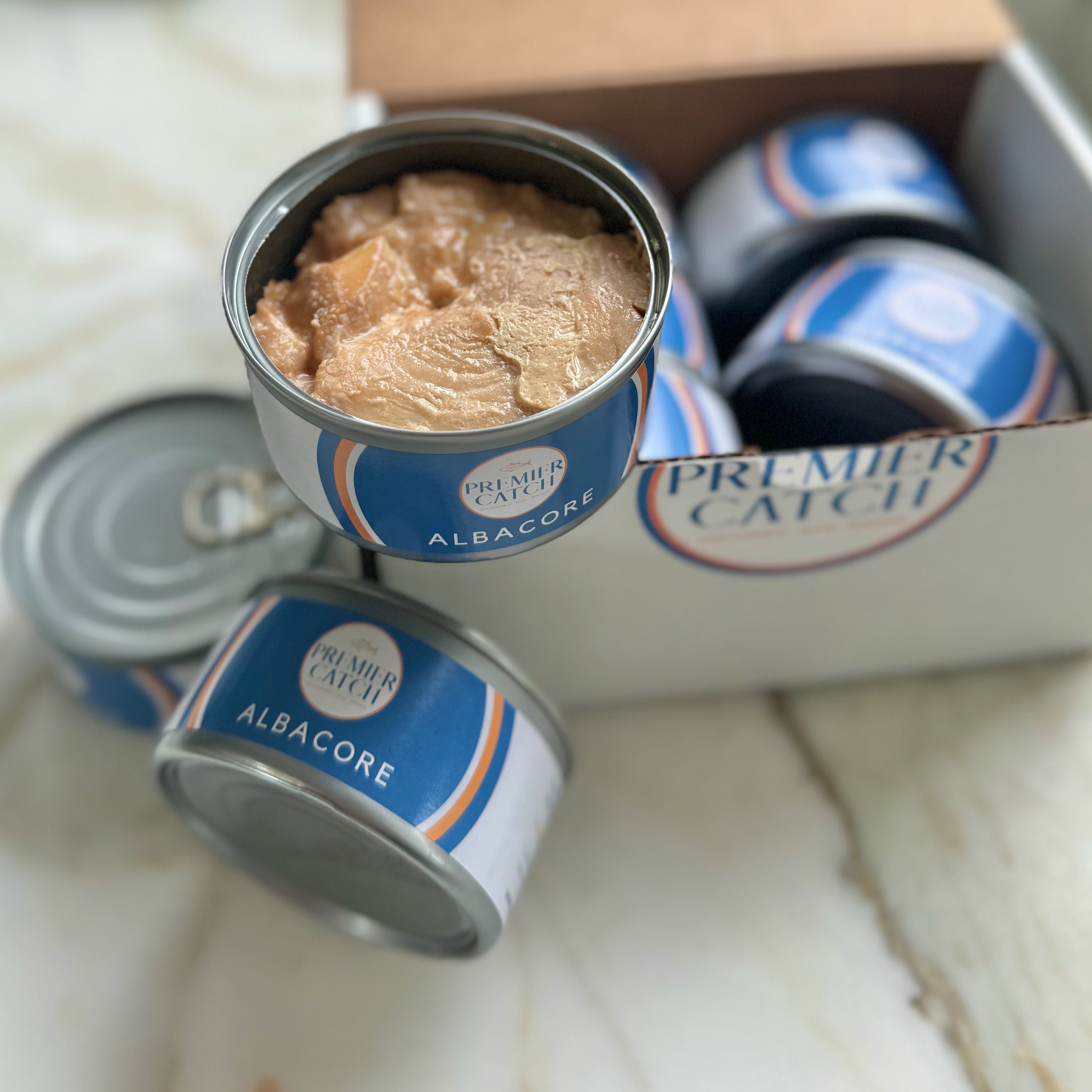 新品★ (仮)Albatrus Albatrus Wild Pacific Albacore Tuna, Premium Canned, Hook and Line Caught