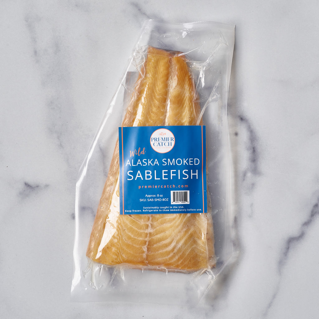 Smoked Alaskan Sablefish Black Cod, Rich Buttery Flavor, Ready to Eat ...